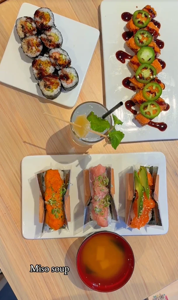 Happy Tuna sushi featured on Instagram, post 2
