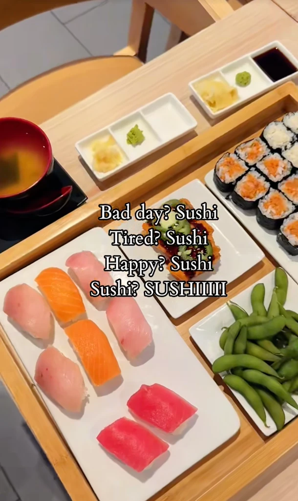 Happy Tuna sushi featured on Instagram, post 8
